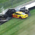 Joey Logano - NASCAR crash - Indianapolis Motor Speedway Road Course