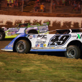 Jonathan Davenport and Tyler Erb - Lucas Oil Late Model Dirt Series - Florence Speedway 8447