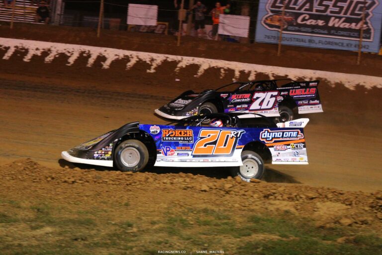 Ricky Thornton Jr and Brandon Overton - North South Shootout - Lucas Late Models 8408