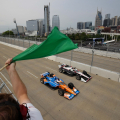 Scott Dixon, Josef Newgarden - Bridge - Nashville Street Circuit - Indycar Series