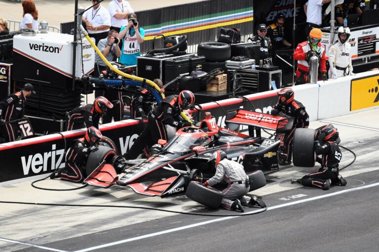 Will Power - Team Penske Pit Stop - Indycar Series - Indianapolis Motor Speedway Road Course