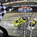 AJ Allmendinger, Austin Cindric crash at finish - Bristol Motor Speedway - NASCAR Xfinity Series