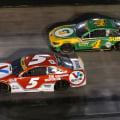 Kyle Larson, Kevin Harvick - Bristol Motor Speedway - NASCAR Cup Series