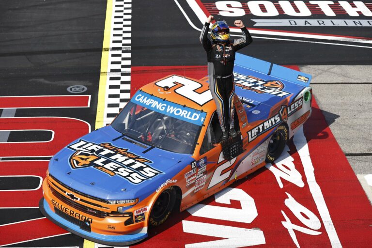 Sheldon Creed wins NASCAR Truck Series - Darlington Raceway 2