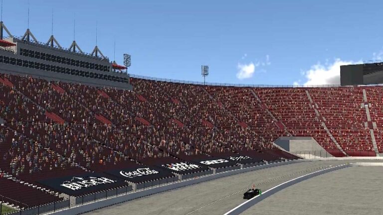 iRacing Screenshot - Los Angeles Coliseum - NASCAR track