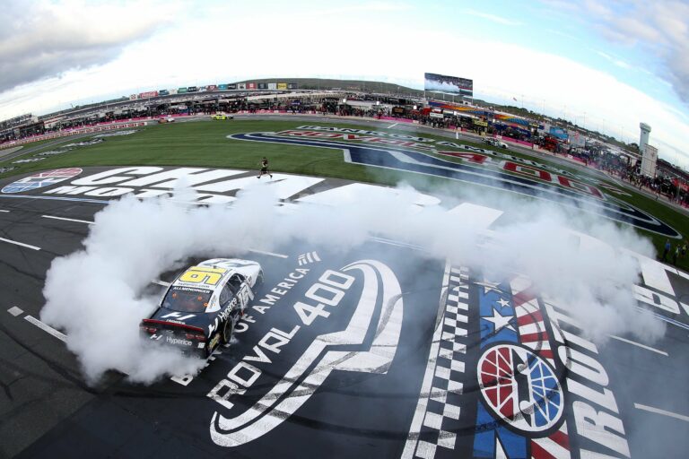 AJ Allmendinger win on the Charlotte ROVAL - NASCAR Xfinity Series - Burnout