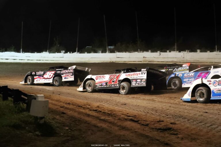 Earl Pearson Jr and Hudson O'Neal - Lucas Late Models - Dirt Racing A35I0344