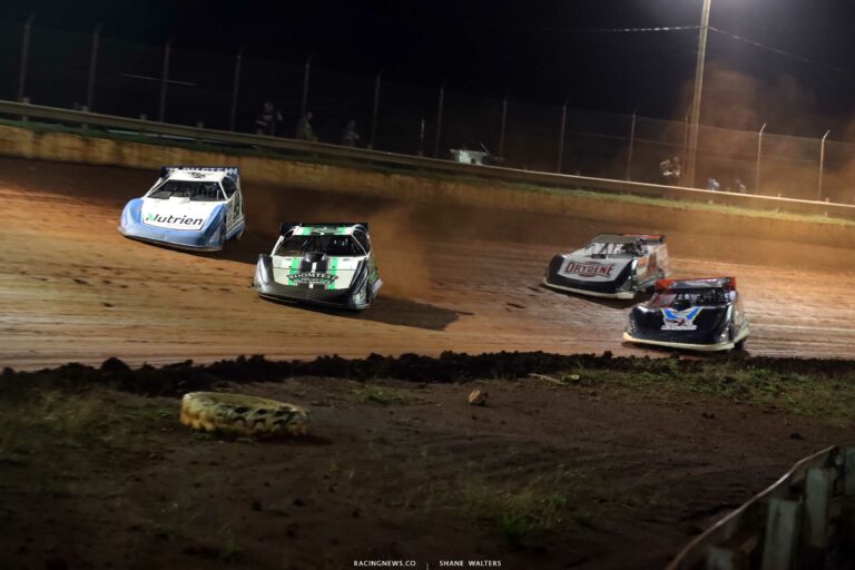 Jimmy Owens, Jonathan Davenport, Tim McCreadie - Rome Speedway - Dirt Track Racing A35I0579