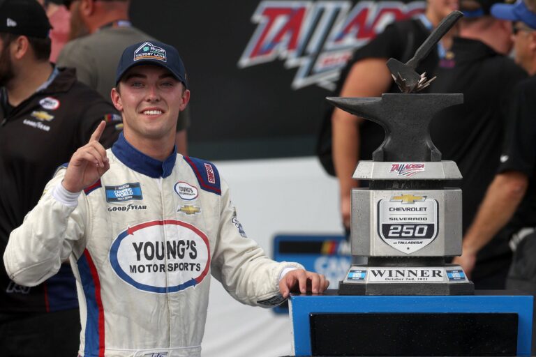Tate Fogleman wins NASCAR Truck Series - Talladega Superspeedway