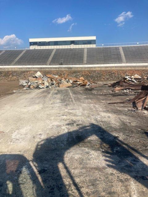 North Wilkesboro Speedway - Demolition Photo