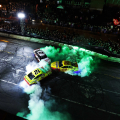 Burnouts on Broadway - Brad Keselowski, Joey Logano, Ryan Blaney - Team Penske - NASCAR