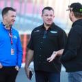 AJ Allmendinger, Tony Stewart, Kurt Busch - LA Coliseum - NASCAR Cup Series