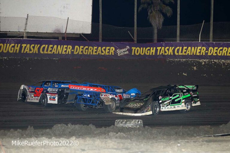 Brandon Sheppard crashes - East Bay Raceway Park - Lucas Oil Late Model Dirt Series