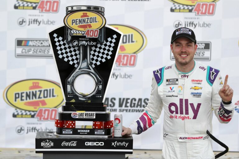 Alex Bowman - Trophy - Las Vegas Motor Speedway - NASCAR Cup Series
