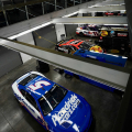 NASCAR Cup Series Garage - Las Vegas Motor Speedway - Kyle Larson, Martin Truex Jr