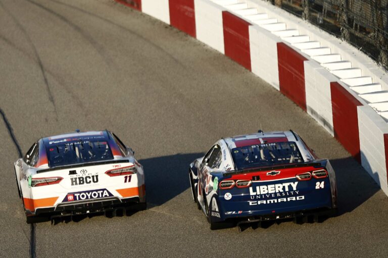 Denny Hamlin and William Byron at Richmond Raceway - NASCAR Cup Series