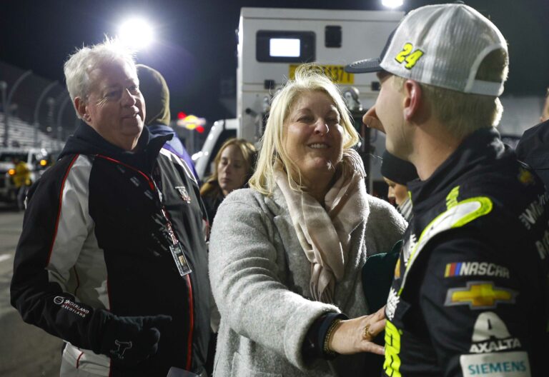 William Byron with mother Dana Byron and father Bill Byron - NASCAR driver parents