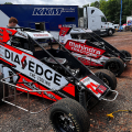 Chase Briscoe, Brent Crews - Xtreme Outlaw Midget Series