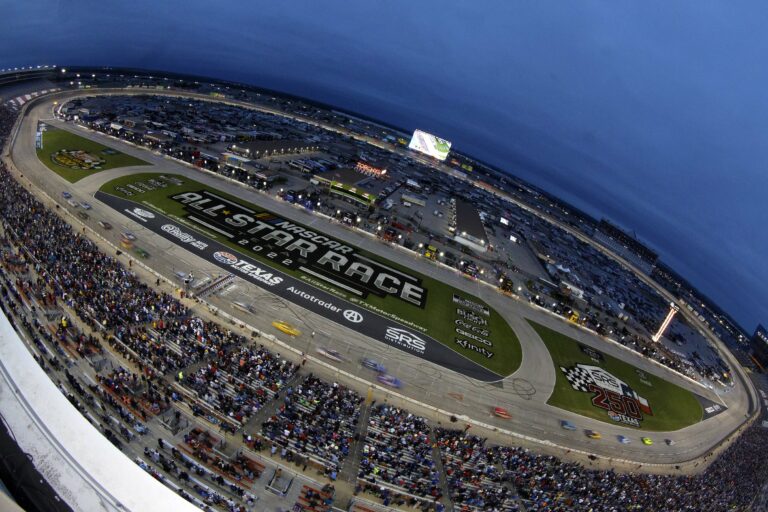Texas Motor Speedway - NASCAR All-Star Race motion blur
