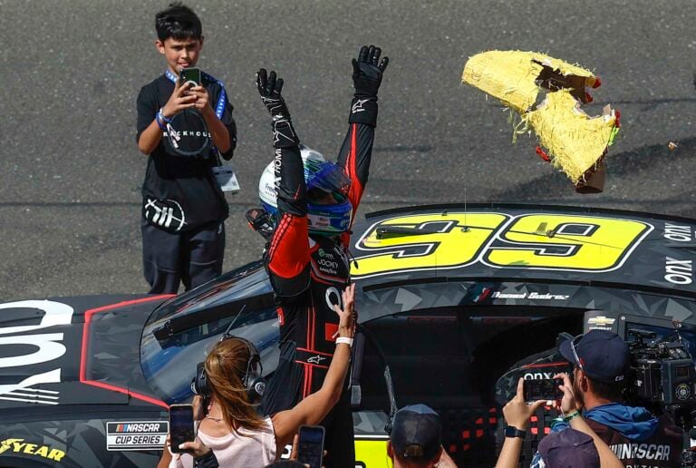 Daniel Suarez taco at Sonoma Raceway - NASCAR Cup Series