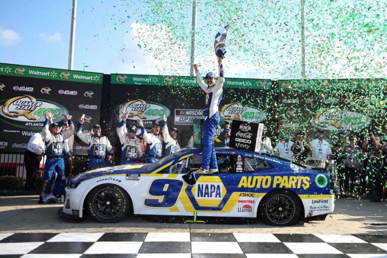 Chase Elliott wins Atlanta Motor Speedway - NASCAR Cup Series - Victory Lane