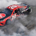 Christopher Bell - New Hampshire Motor Speedway - NASCAR Cup Series - Burnout