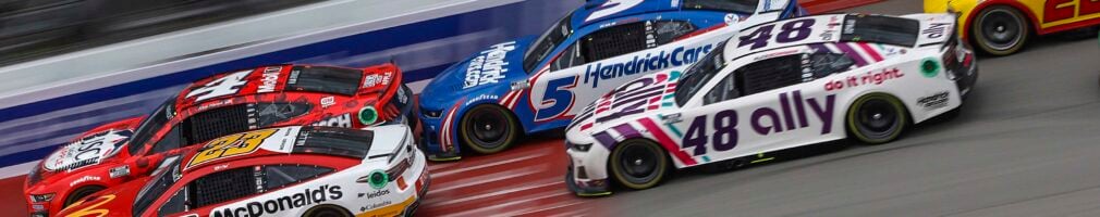 Kevin Harvick, Bubba Wallace, Kyle Larson, Alex Bowman - NASCAR Cup Series - Michigan International Speedway