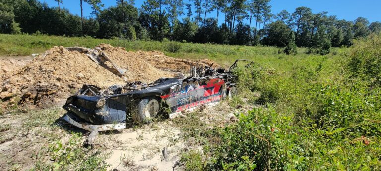 Stolen Racecars buried - Florida sand