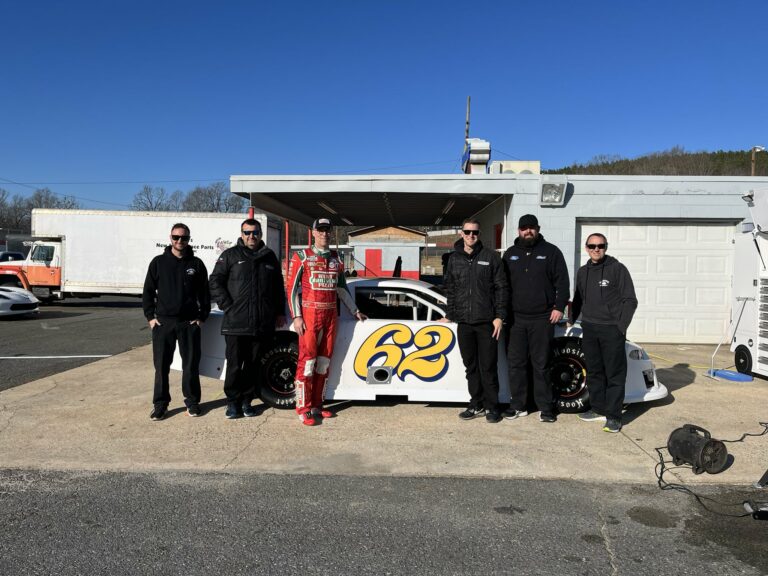 Kevin Harvick drivers an Asphalt Late Model - Caraway Speedway