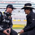 Kyle Busch and Richard Petty