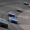 William Byron and Kyle Larson race at Las Vegas Motor Speedway - NASCAR Cup Series