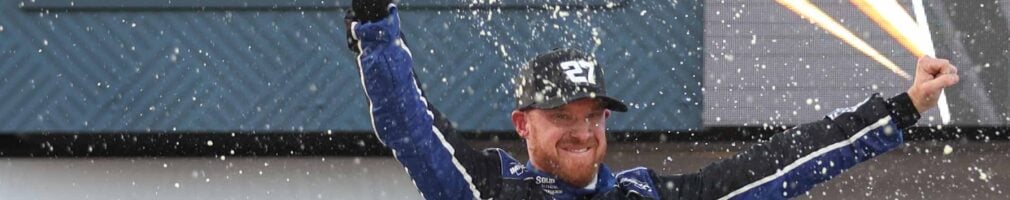 Jeb Burton in victory lane - Talladega Superspeedway - NASCAR Xfinity Series