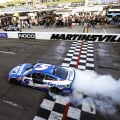Kyle Larson wins Martinsville Speedway - NASCAR Cup Series - Burnout