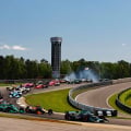 Romain Grosjean leads Barber Motorsports Park - Indycar Series - By Joe Skibinski