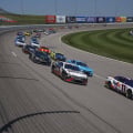 Denny Hamlin, Martin Truex Jr at Kansas Speedway - NASCAR Cup Series