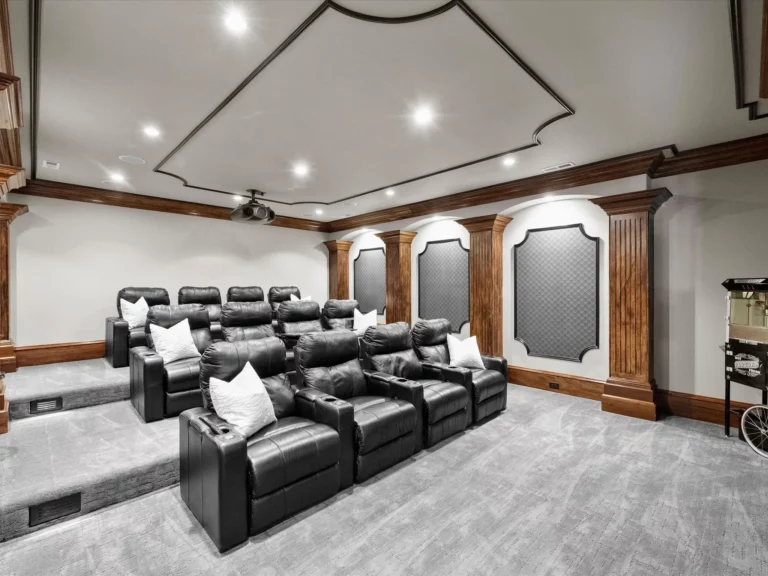 Movie Room - Kyle Busch - Lake Norman Home