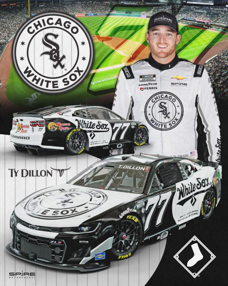 White Sox NASCAR Paint Scheme - Ty Dillon - Chicago