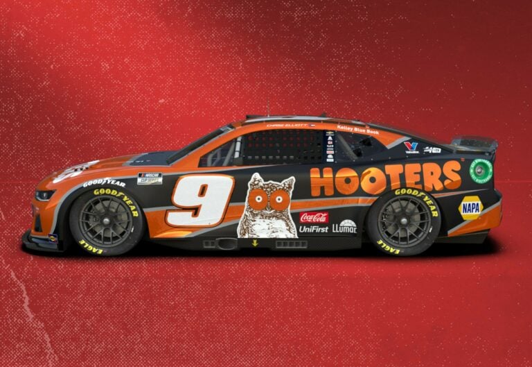 Hooters NASCAR Paint Scheme