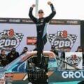 Kyle Busch in victory lane - Atlanta Motor Speedway - NASCAR Truck Series (1)