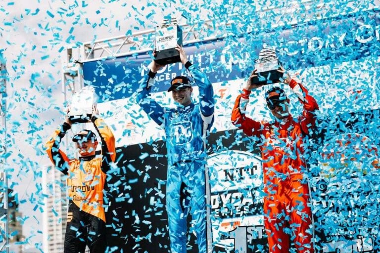 Josef Newgarden Podium - Grand Prix of St. Petersburg - Indycar Series (1)