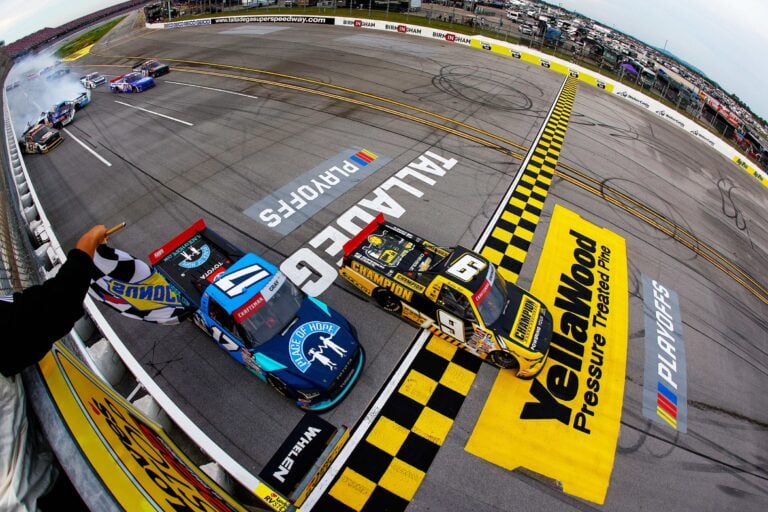 Grant Enfinger wins at Talladega Superspeedway (1)