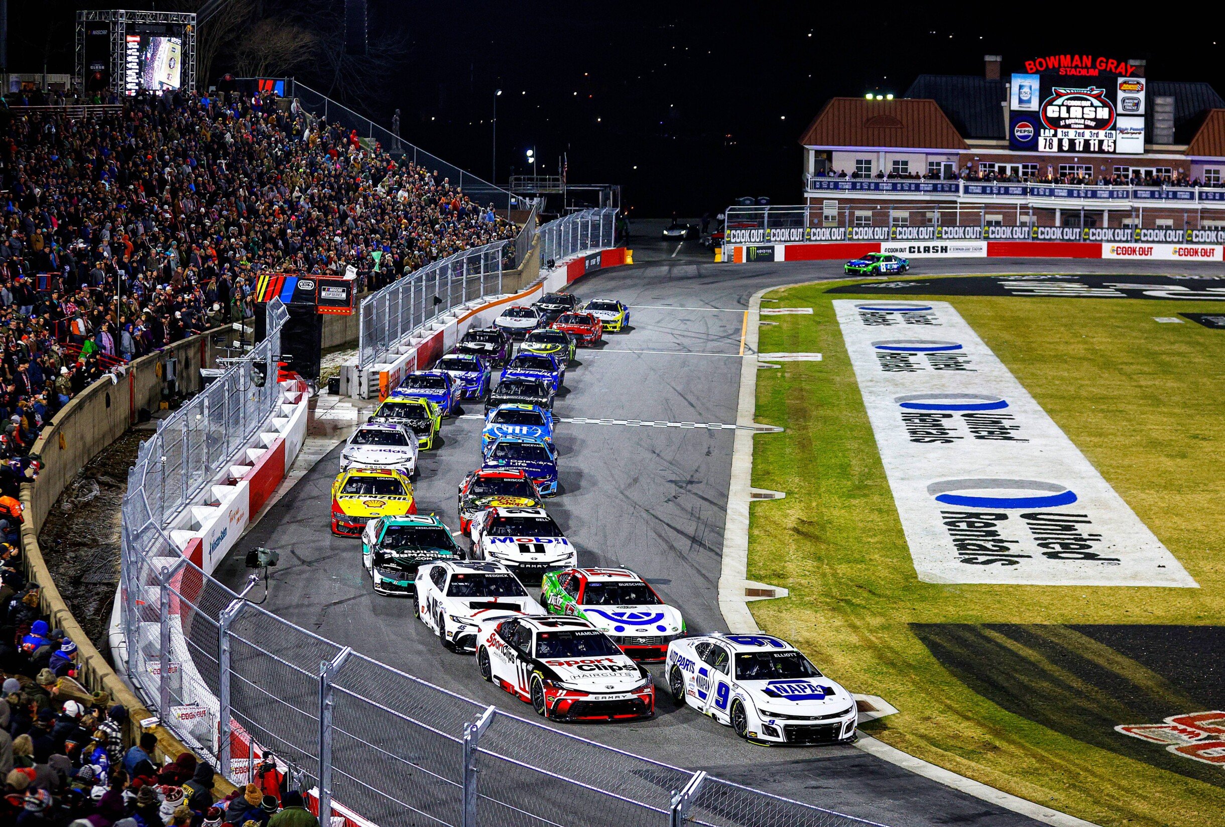 NASCAR starting lineup and TV schedule for Bowman Gray Stadium - Racing ...