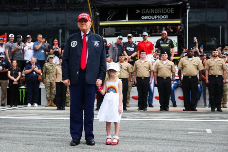 Donald Trump visits the Daytona 500 - NASCAR (1)
