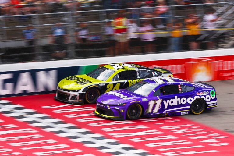 NASCAR starting lineup and TV schedule for Michigan