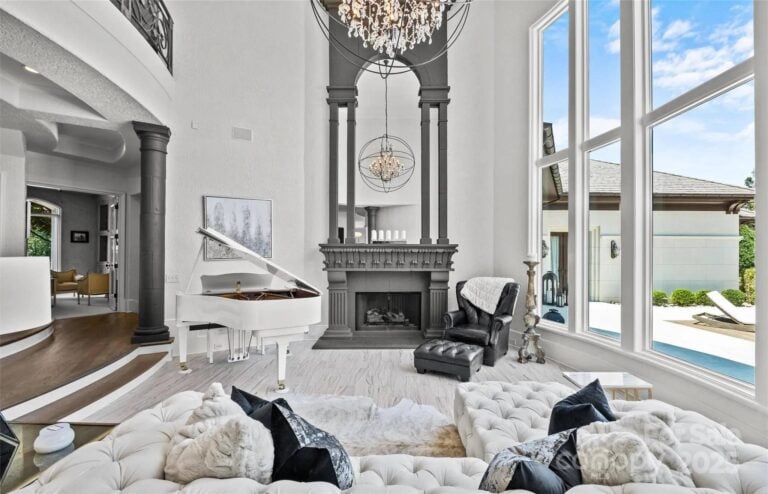 Living Room - NASCAR mansion - Ricky Stenhouse Jr