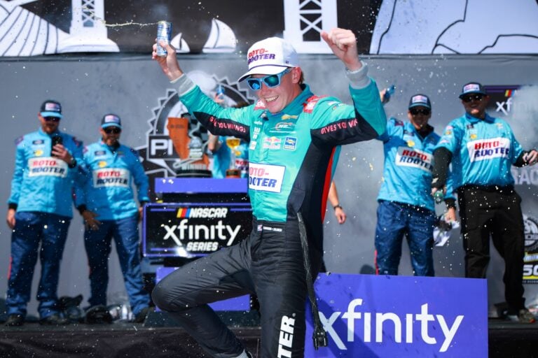 Connor Zilisch in victory lane at Sonoma Raceway - NASCAR Cup Series (1)