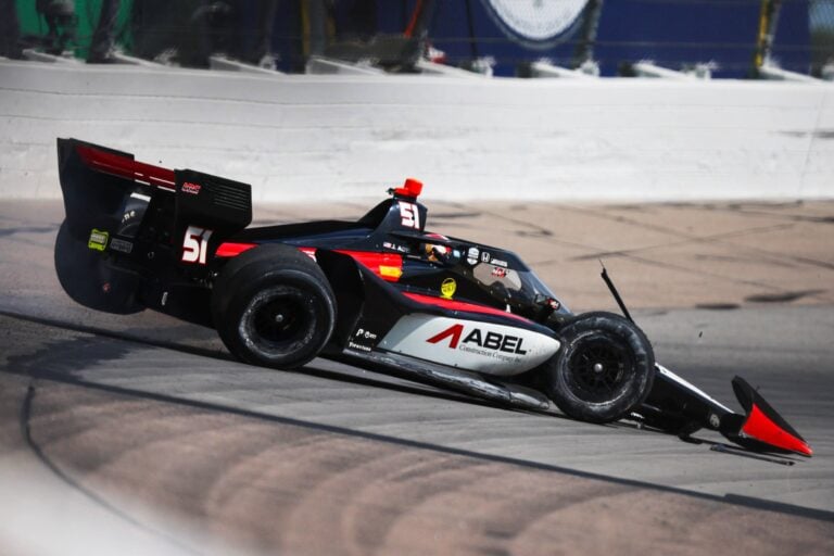 Jacob Abel crash at Iowa Speedway - Indycar - - Synk 275 Powered By Sukup - By_ Chris Owens (1)