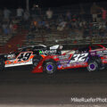 Jonathan Davenport, Bobby Pierce - Shelby County Speedway - Lucas Oil Late Model Dirt Series - Mike Ruefer