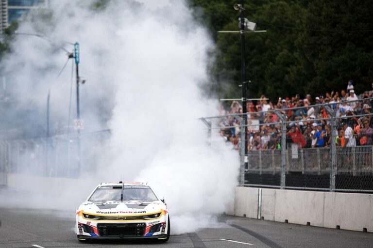 Ross Chastain - Burnout - Chicago Street Race - NASCAR Cup Series (1)