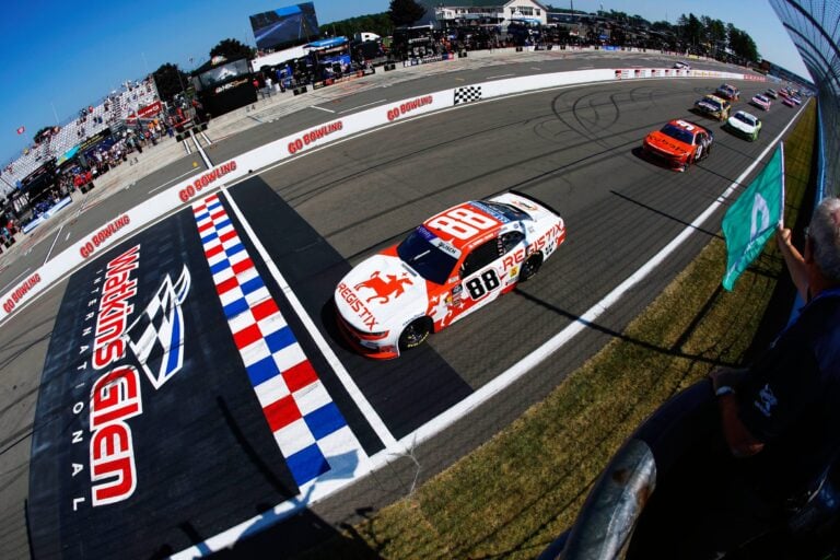 Connor Zilisch - Green flag at Watkins Glen International - NASCAR Xfinity Series